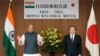 အိန္ဒိယကာကွယ်ရေးဝန်ကြီး Rajnath Singh နဲ့ ဂျပန်ကာကွယ်ရေးဝန်ကြီး Yasukazu Hamada တို့ တိုကျိုမြို့ ဂျပန်ကာကွယ်ရေးဝန်ကြီးရုံးမှာတွေ့ဆုံဆွေးနွေးကြစဉ်။ (စက်တင်ဘာလ ၈၊ ၂၀၂၂)