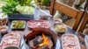 BBQ that served on wood stove.