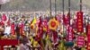 རྒྱ་གར་གྱི་ཞིང་པ་ཚོས་མོ་དྷི་གཞུང་ལ་ངོ་རྒོལ་ཤུགས་ཆེར་གཏང་རྒྱུ།