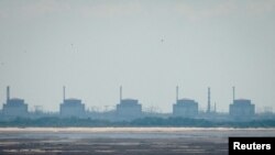 烏克蘭東部的札波羅熱核電廠。 (2023年6月16日）