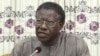 Mahamat Nour Ahmat Ibedou, secrétaires général de la CTDDH suspendu par une ordonnance judicaire, au Tchad, le 23 août 2020. (VOA/André Kodmadjingar)