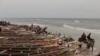 Des pêcheurs sénégalais à St-Louis 