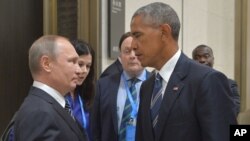  Vladimir Putin da Barack Obama 