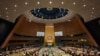 FILE - The General Assembly hall during the 67th United Nations General Assembly at U.N. Headquarters in New York.