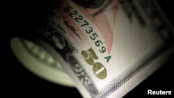 Imagem de arquivo: foto de nota de 50 dólares americanos