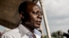 Jean-Marie Michel Mokoko, candidat présidentiel indépendant, lors d’un rassemblement de clôture de campagne à Brazzaville, le 18 mars 2016.