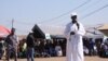 Un dirigeant local lors d'une réunion de l'Union pour la République (UNIR), parti au pouvoir au Togo, dans le cadre d'un événement électoral à Sokodé, le 16 décembre 2018.