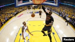 LeBron James, à Oakland, le 4 juin 2017.