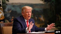 Perezida Donald Trump avugana n'abanyamakuru ku munsi w'ejo