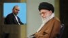 پیمان جبلی رئیس صدا و سیما، و علی خامنه‌ای رهبر جمهوری اسلامی ایران