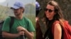 Les deux experts de l'ONU Michael Sharp, à gauche, et Zaida Catalan tués en RDC. Ils font partie des six personnes portées disparues dans la région du Kasaï au Congo depuis le 12 mars 2017. Cette image composite a été réalisée à partir de photos prises de leurs pages Facebook.