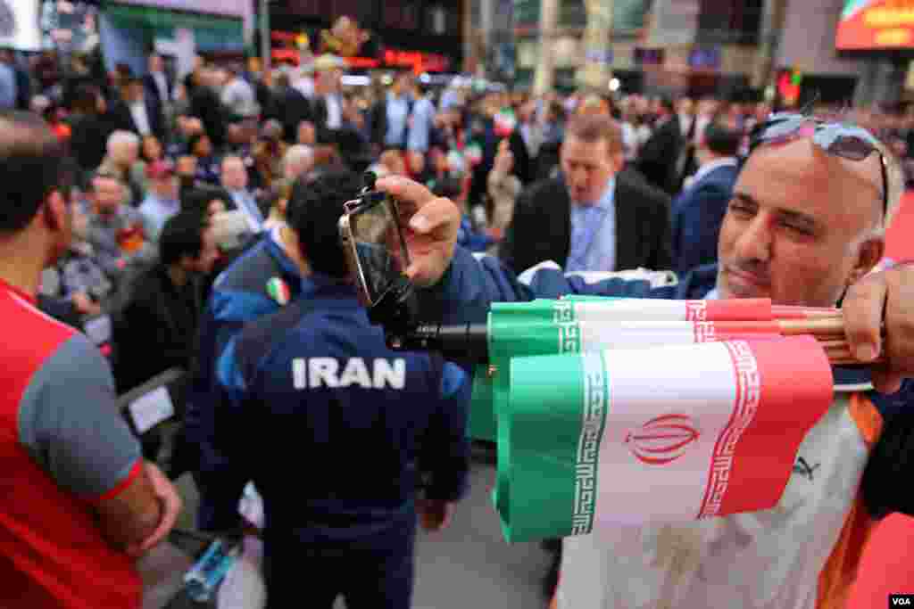 عکس هایی از حاشیه بازی دوستانه تیم منتخب ایران و آمریکا در شهر نیویورک