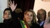 Jeanine Añez, après s'être proclamée présidente par intérim, La Paz, Bolivie, le 12 novembre 2019. 