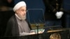 Hassan Rouhani, president of Iran, speaks during the 71st session of the United Nations General Assembly at U.N. headquarters in New York, Sept. 22, 2016.