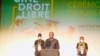 Cheikh Tidiane Gadio à l’ouverture du festival « Ciné droit libre » à Ouagadougou, le 10 décembre 2021. (VOA/Lamine Traoré)